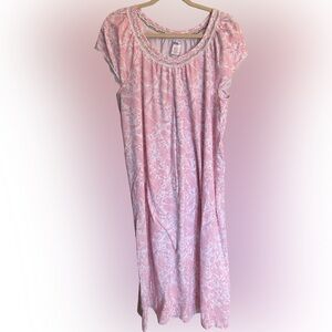 Croft & Barrow Pink Floral Nightgown